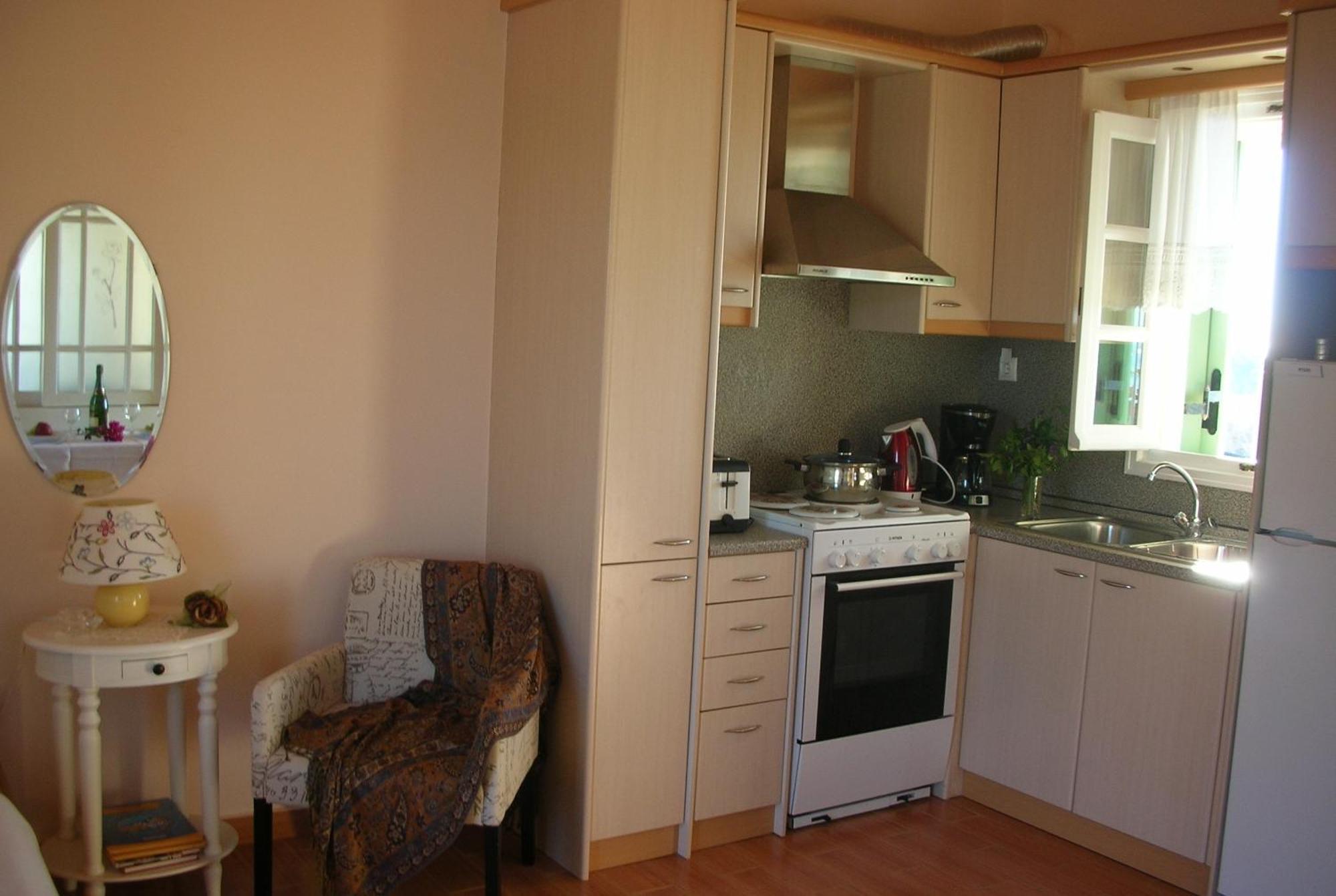 Deep Blue- Rosemary Sea View Apartment อาโยส นิกีตัส ภายนอก รูปภาพ